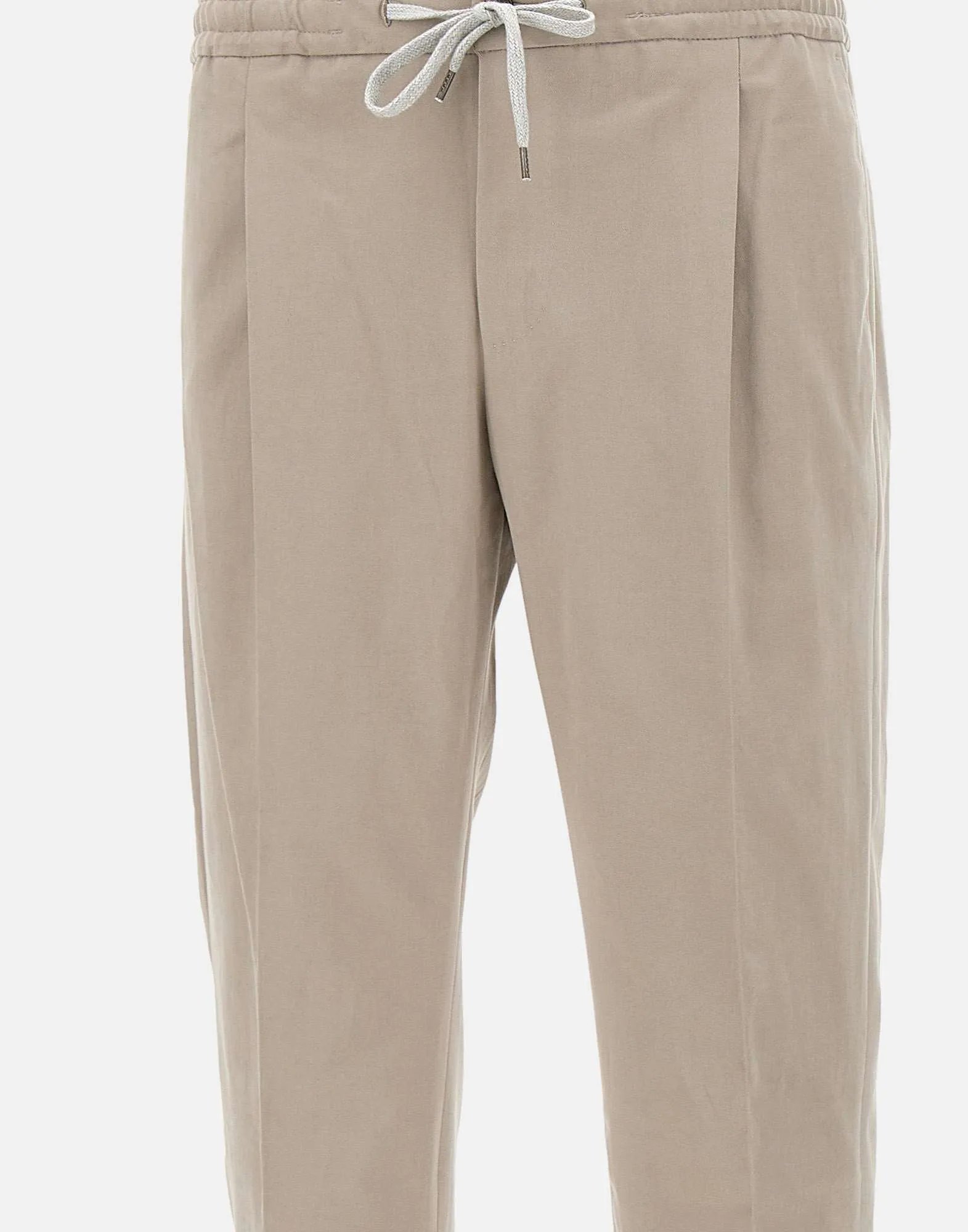 Beige Tailored Comfort Trousers