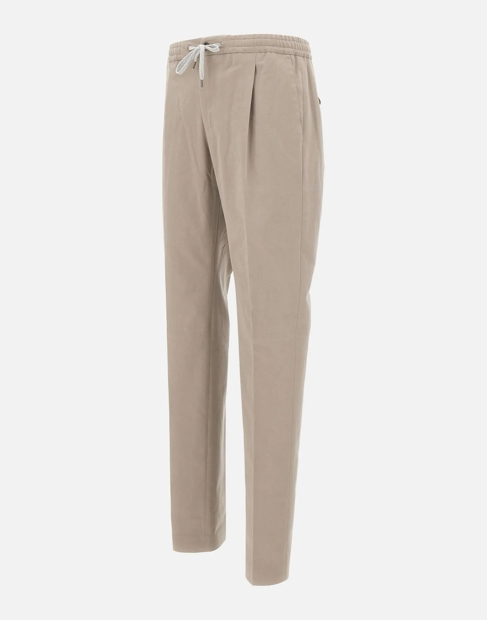 Beige Tailored Comfort Trousers