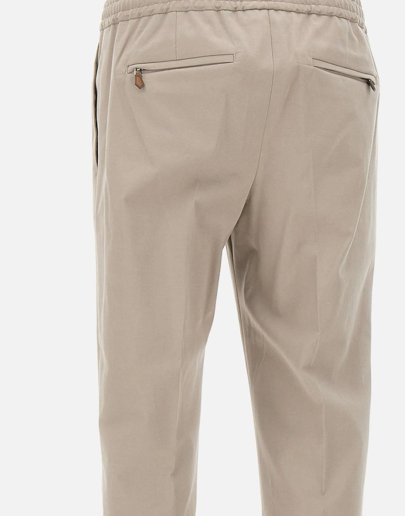 Beige Tailored Comfort Trousers