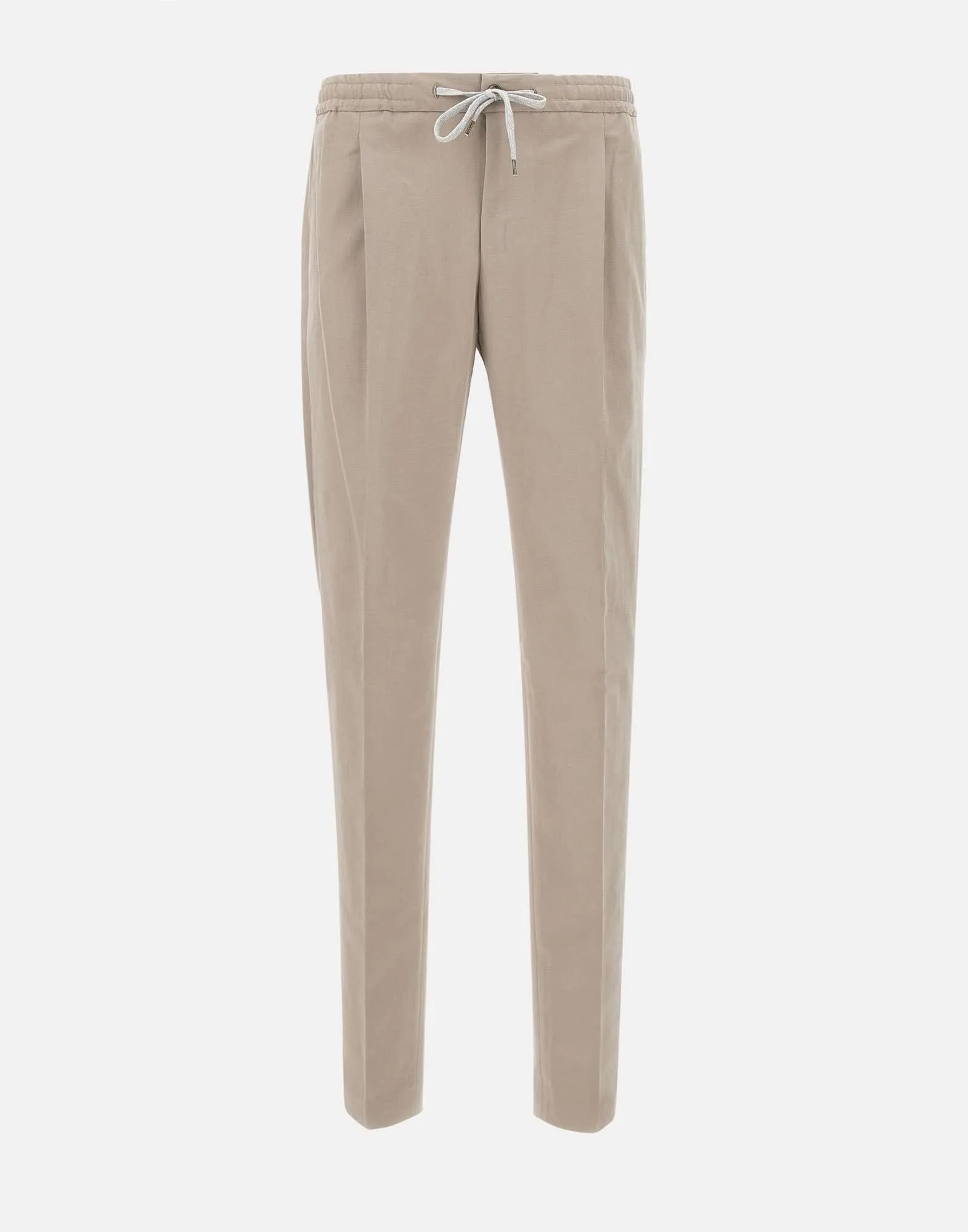 Beige Tailored Comfort Trousers