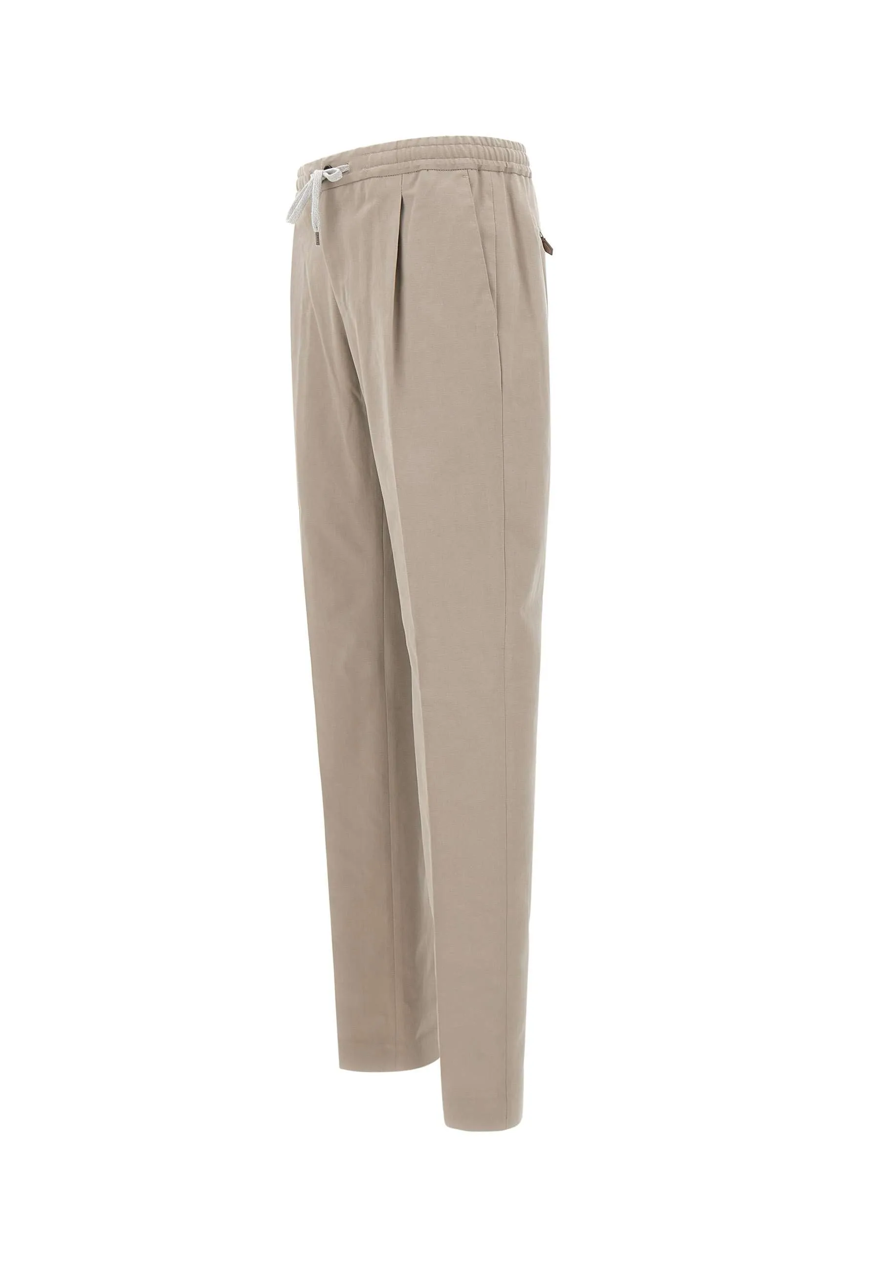Beige Tailored Comfort Trousers