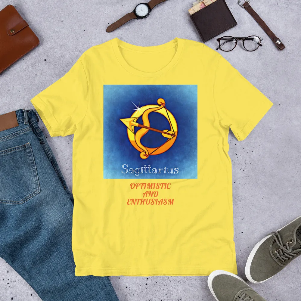 Bella Canvas 3001 Unisex Premium T-Shirt Zodiac Sagittarius