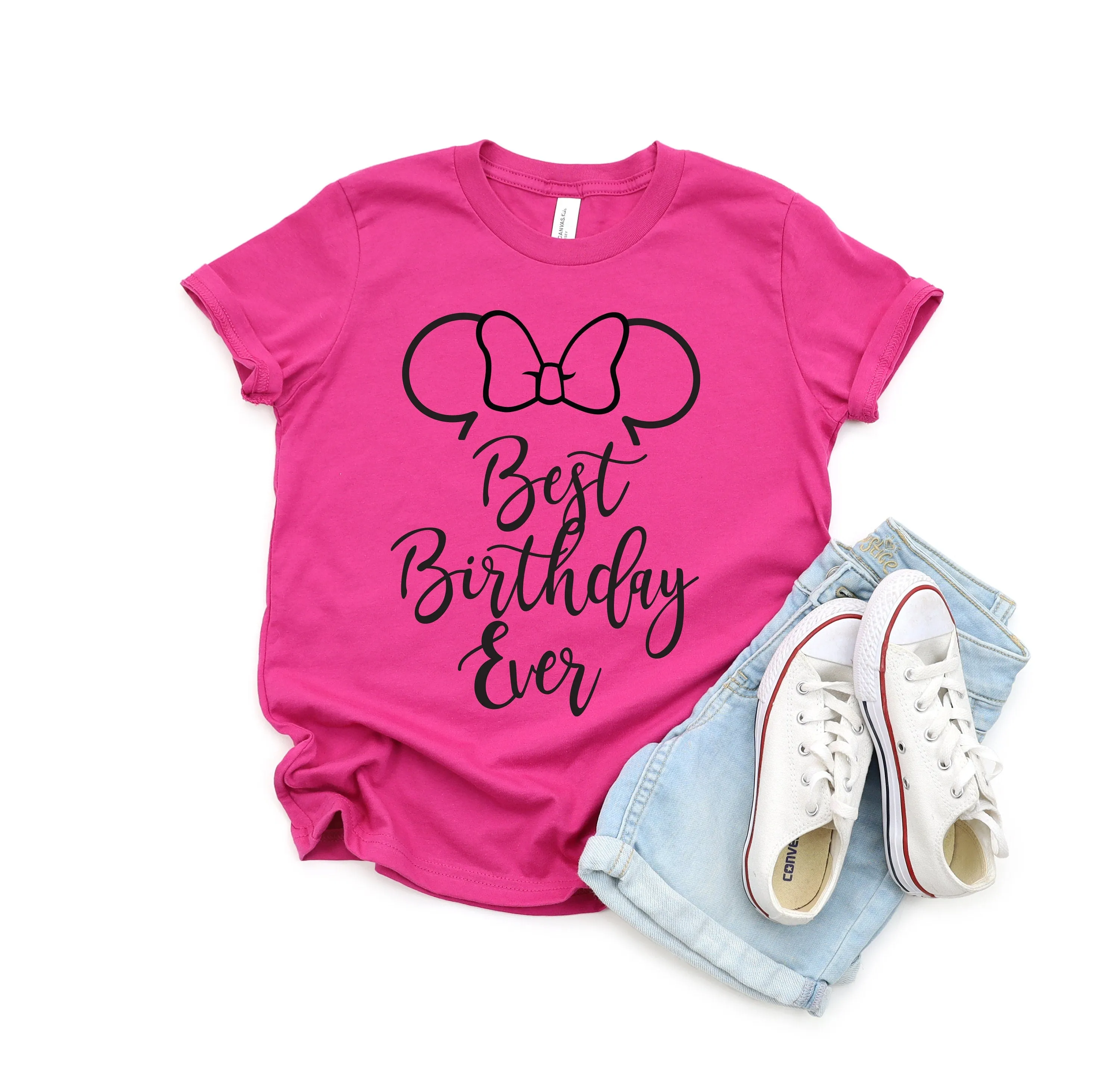 Best Birthday Ever - Youth Minnie Mouse Shirt - Disney Minnie Birthday Shirt