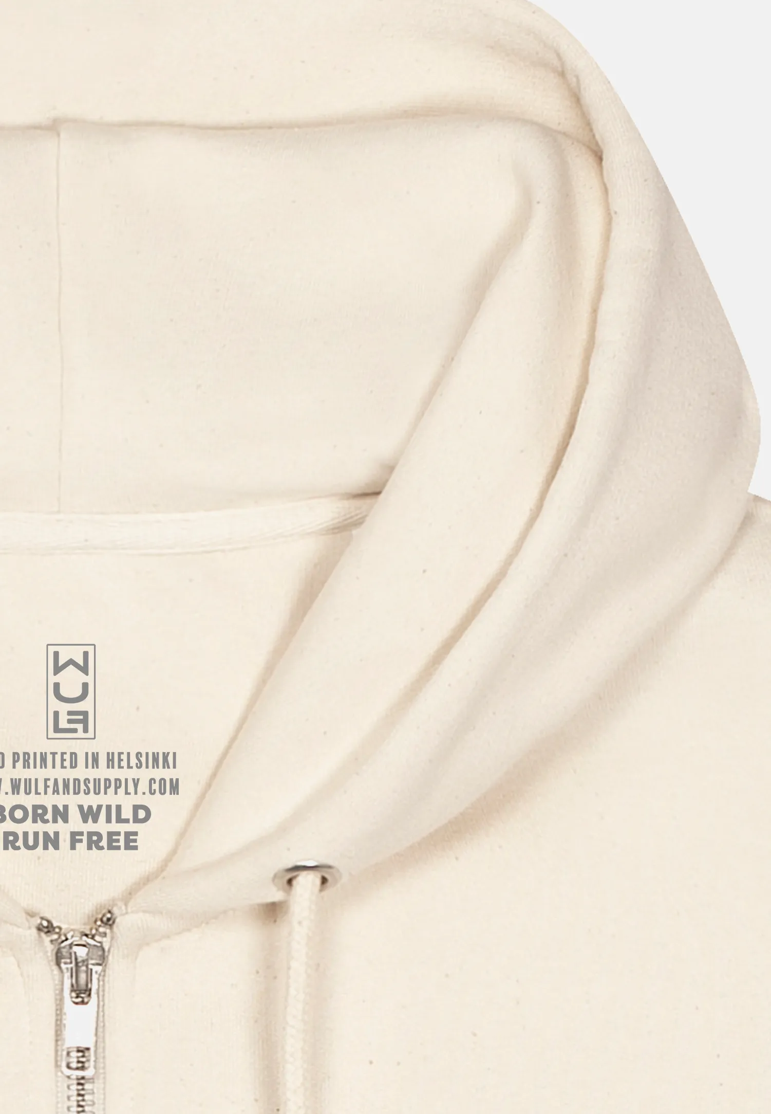 Black Rose Wulf Hoodie Cream