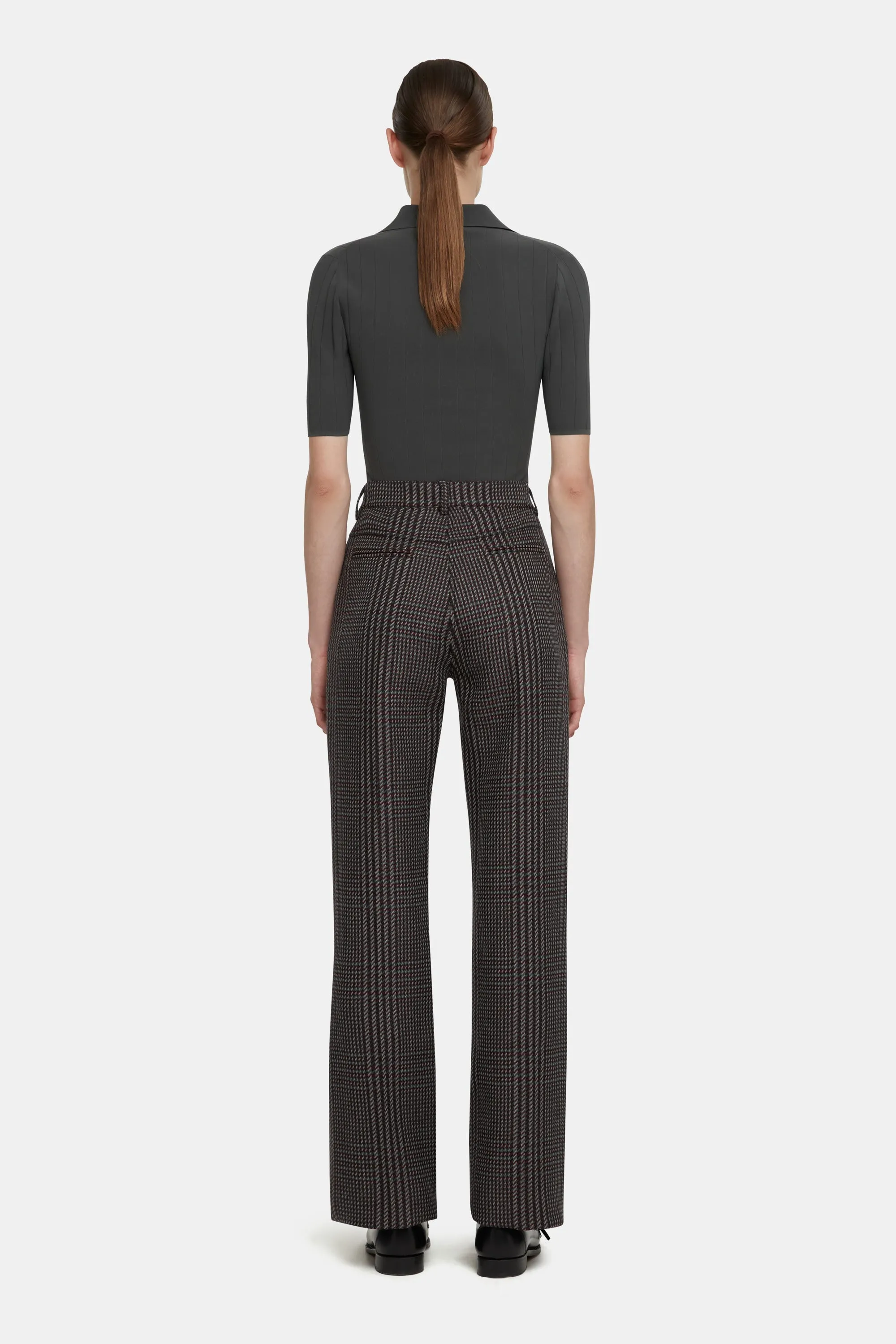 Brinkley Trousers in Prince of Wales Check Merino Wool