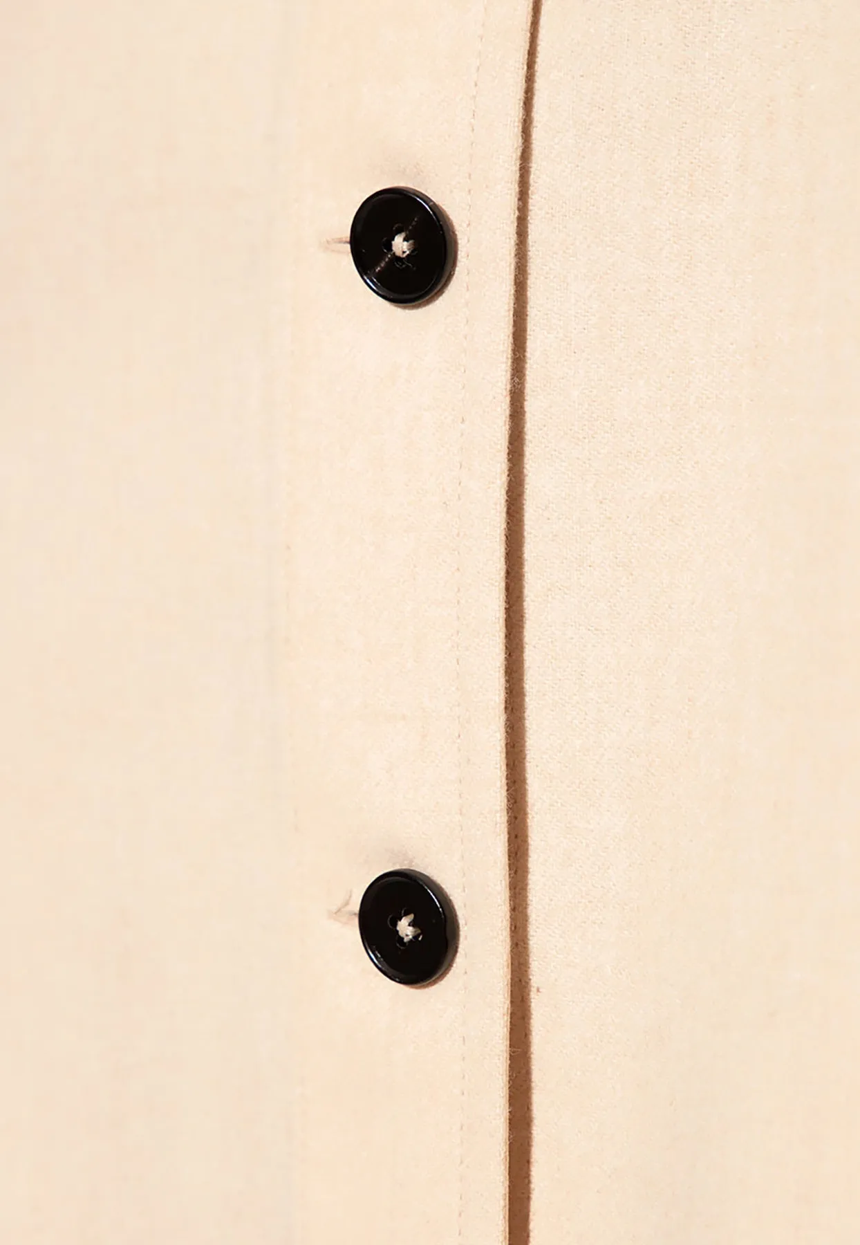 Button-Up Wool Overshirt