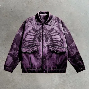 Casual retro street classic cardigan jacket