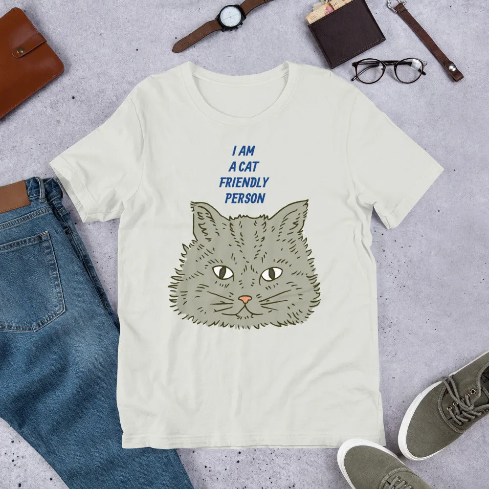 Cat Friendly Person Short-Sleeve Unisex T-Shirt