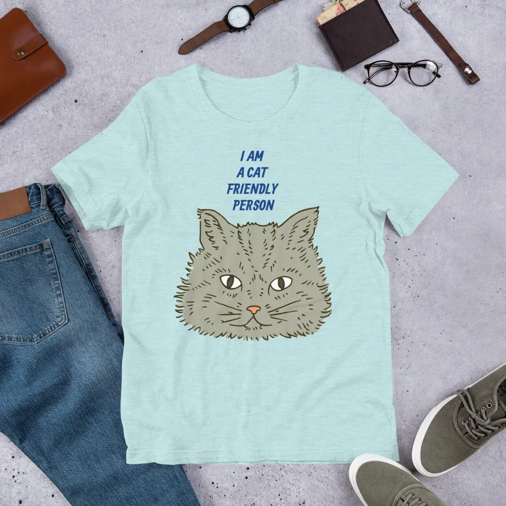 Cat Friendly Person Short-Sleeve Unisex T-Shirt