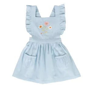 Clara Pinafore - Blue Aqua