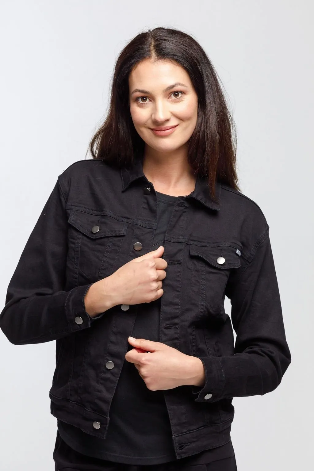 CLASSIC DENIM JACKET JET BLACK