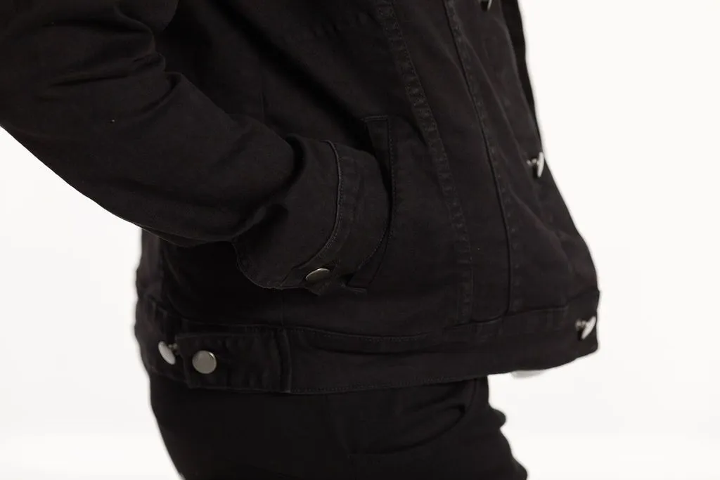 CLASSIC DENIM JACKET JET BLACK