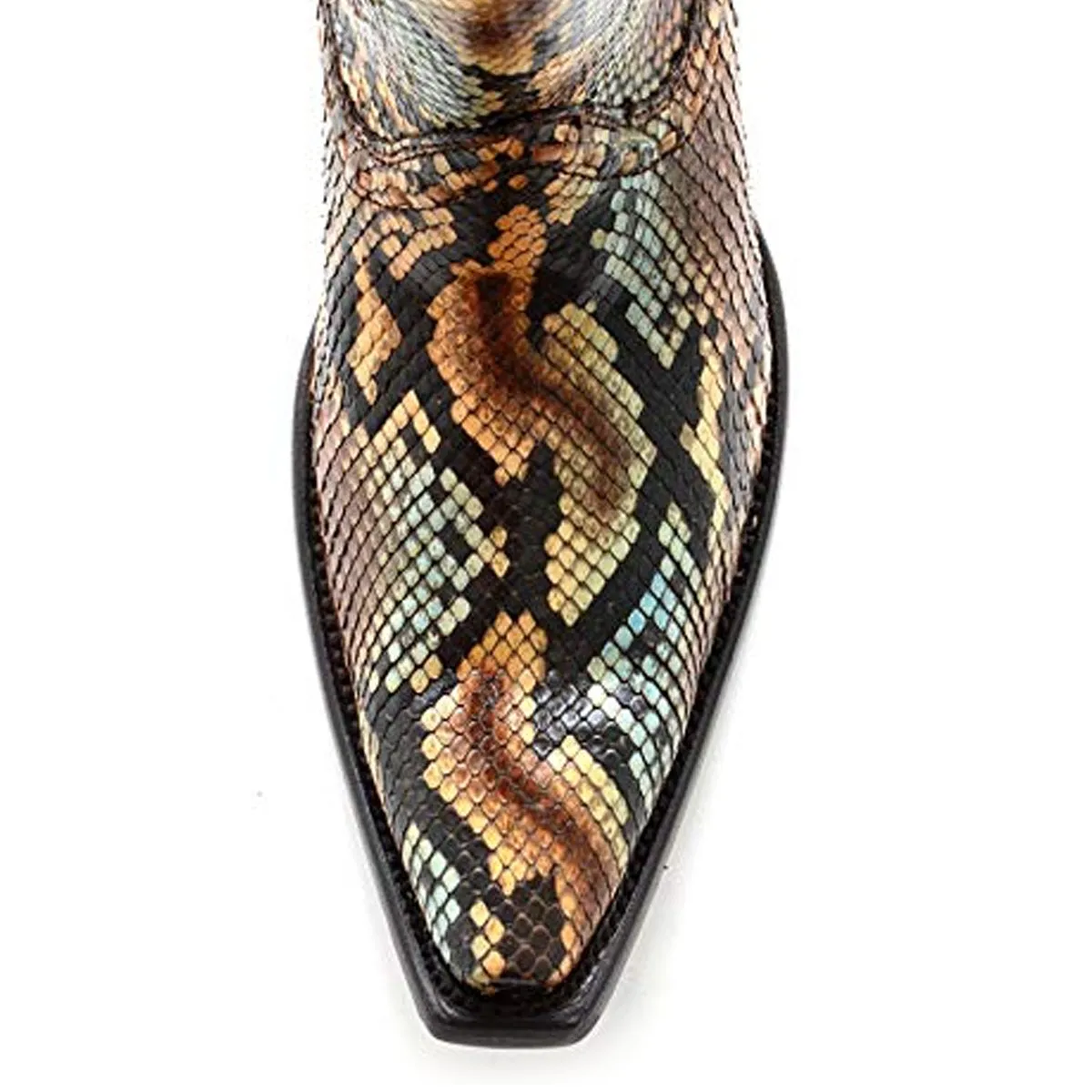 Corral Boots Women's Python Snip Toe Ankle Western Boot