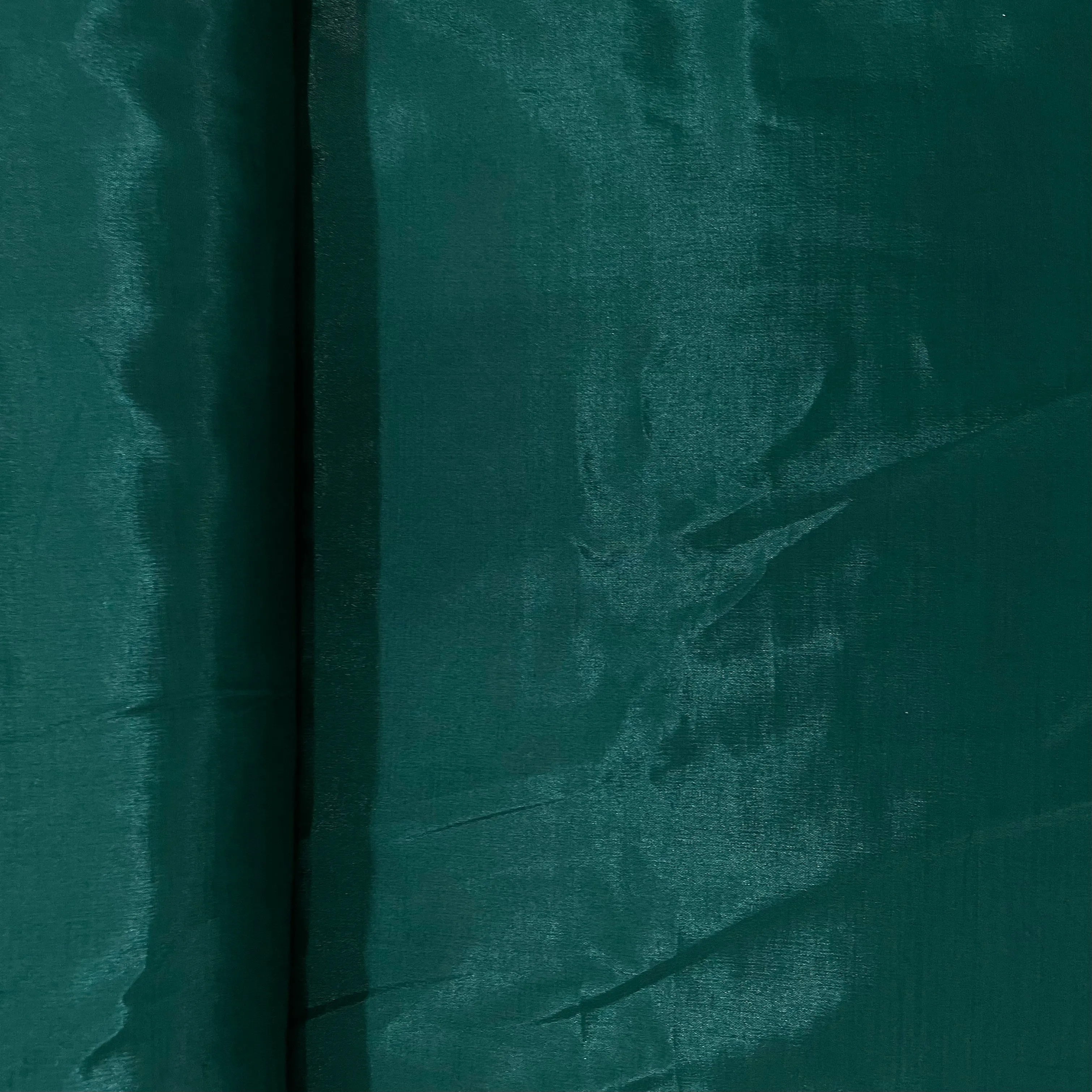 Dark Green Solid Santoon Fabric