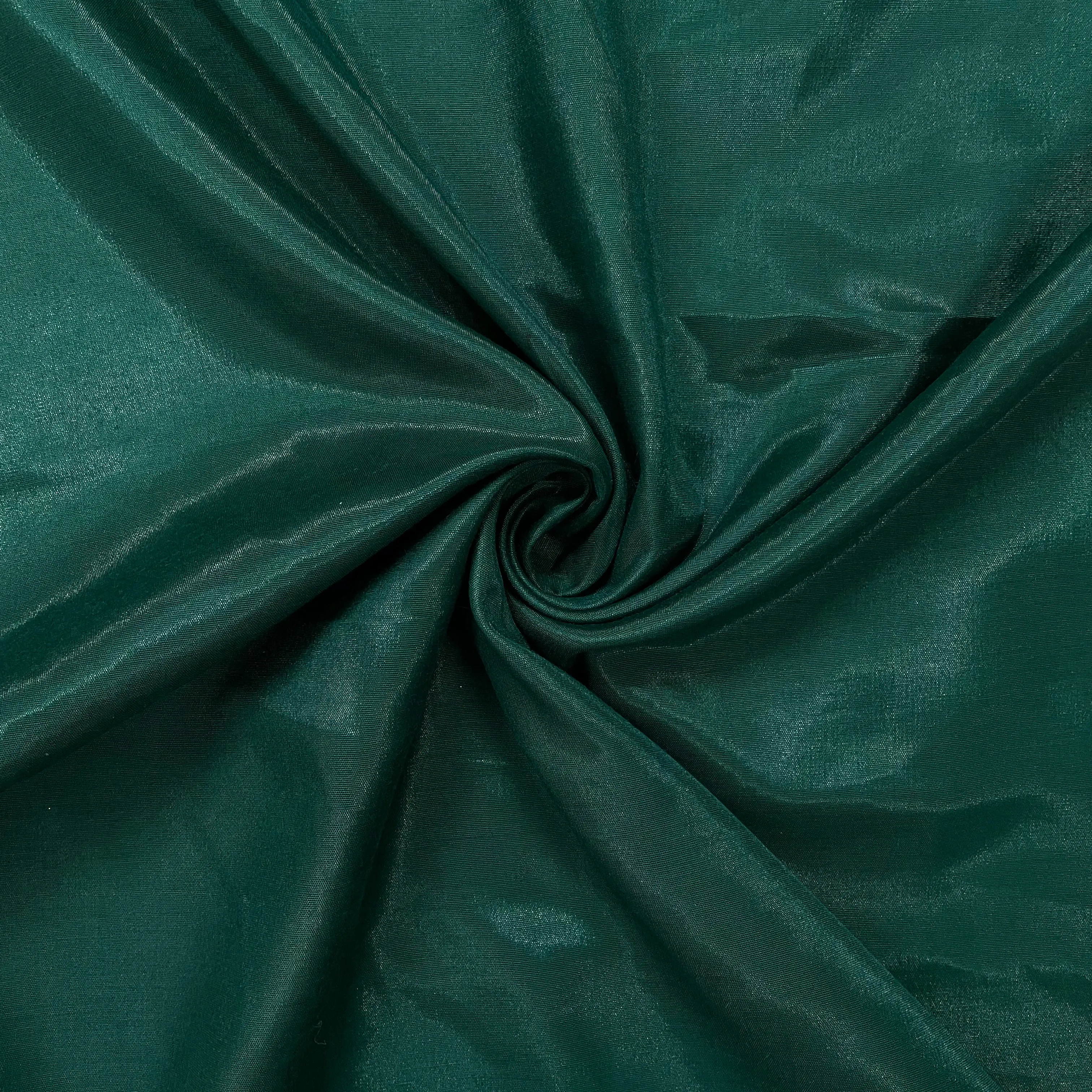 Dark Green Solid Santoon Fabric