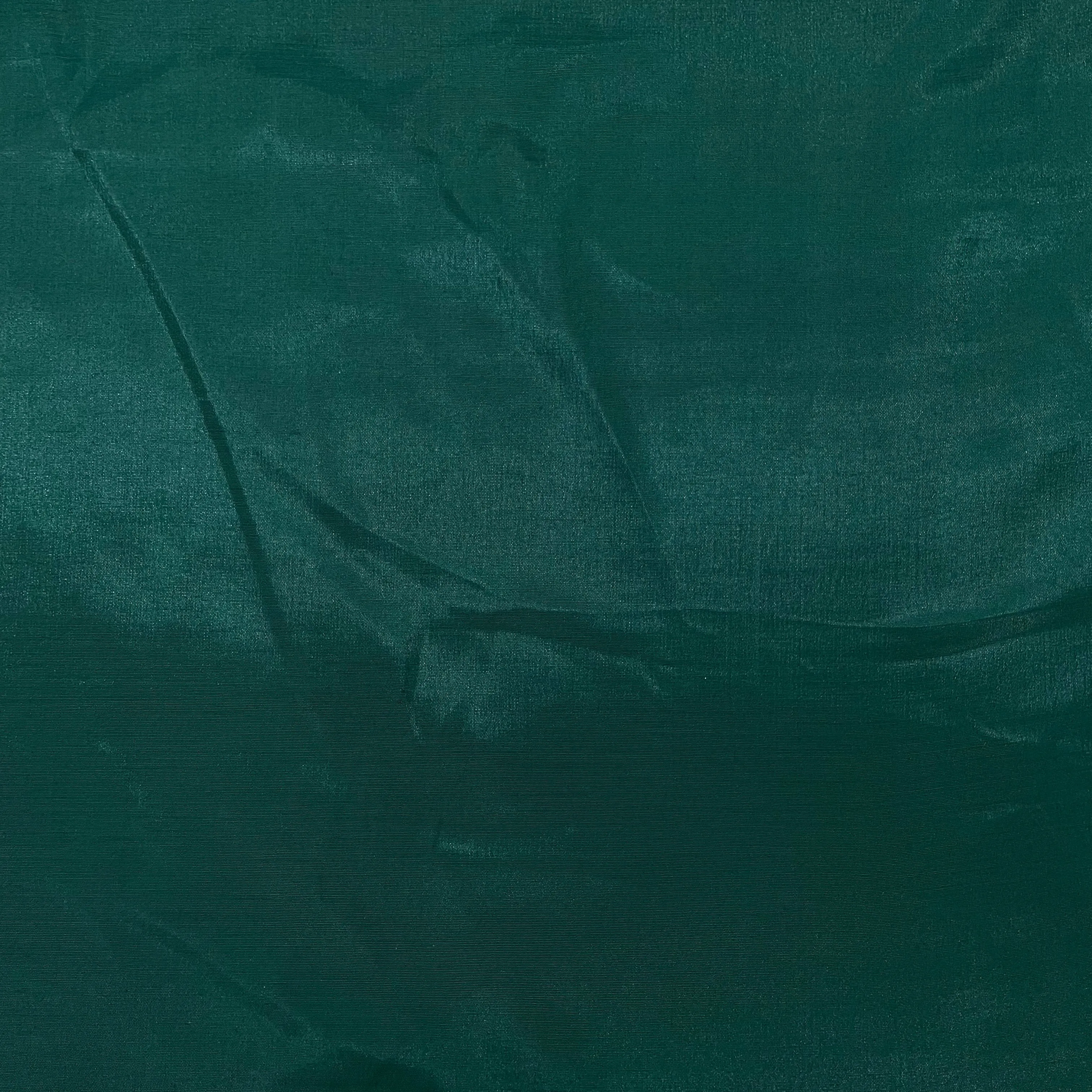 Dark Green Solid Santoon Fabric