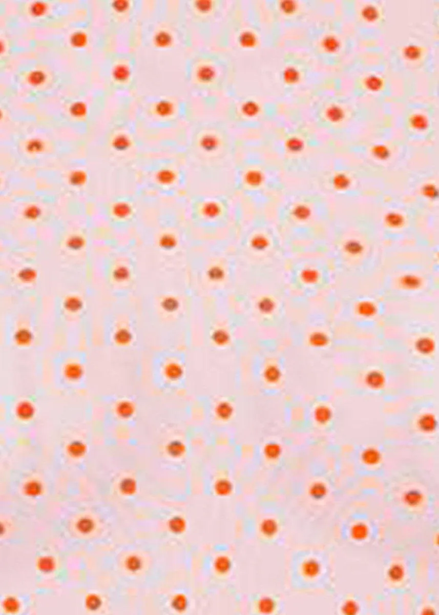 Ella Mesh Dot Blouse - Rose