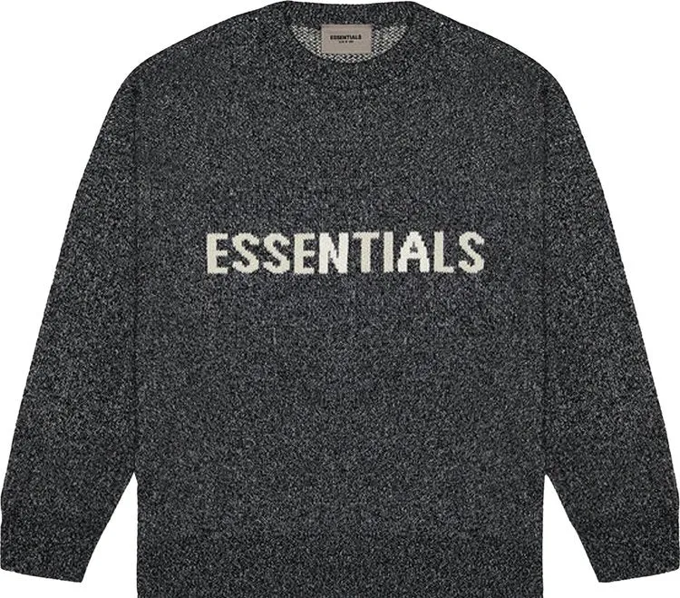 Fear of God Essentials Knit Sweater 'Black', black