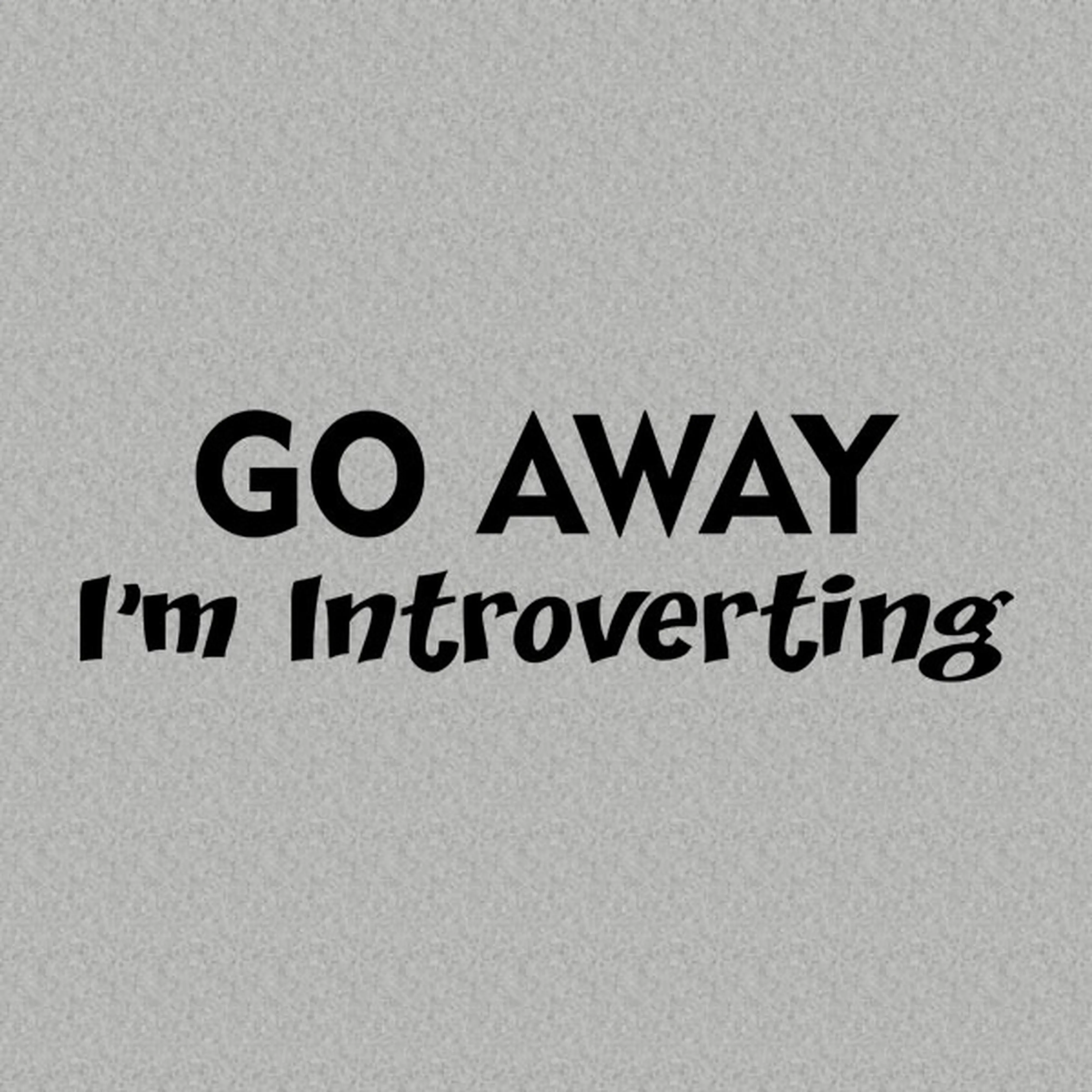 Go Away! I'm introverting - T-shirt