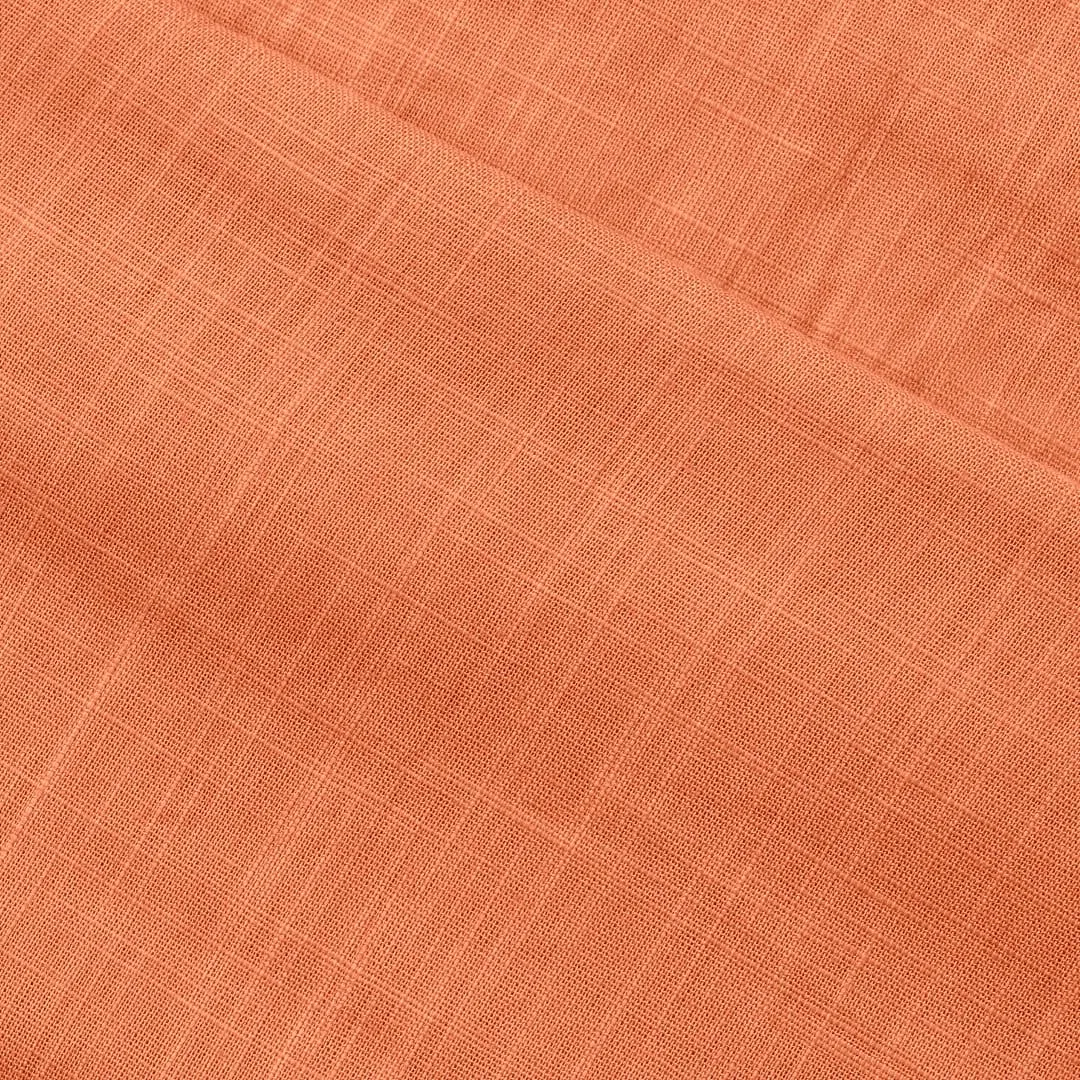 Hand Tie Dye Fabric - Rust Orange