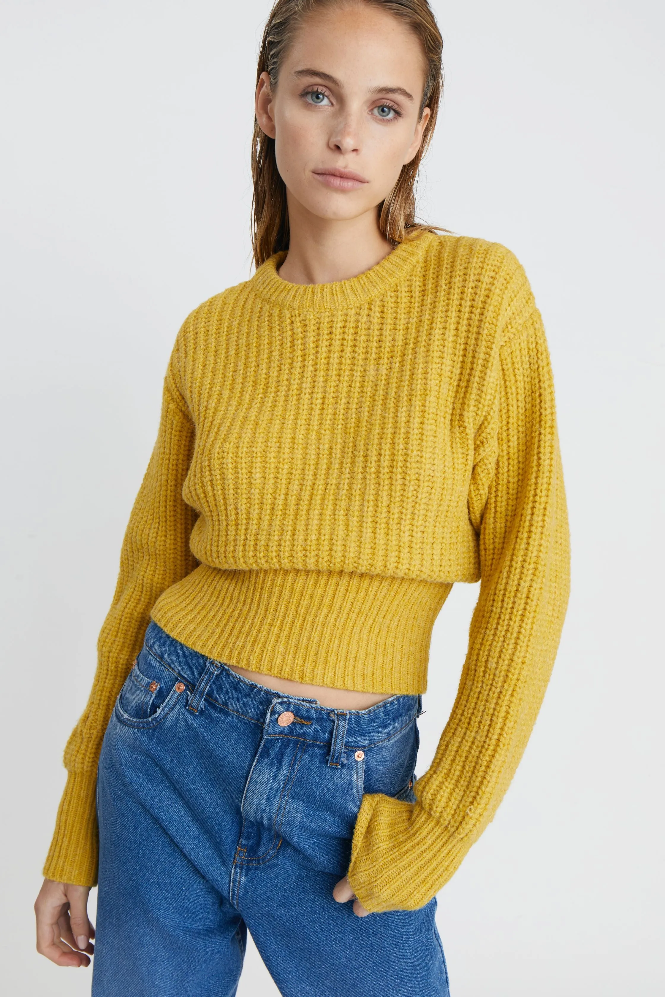 Harley Sweater ~ Mustard