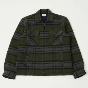 Hartford 'Dusty' Woven Jacket - Forest Green