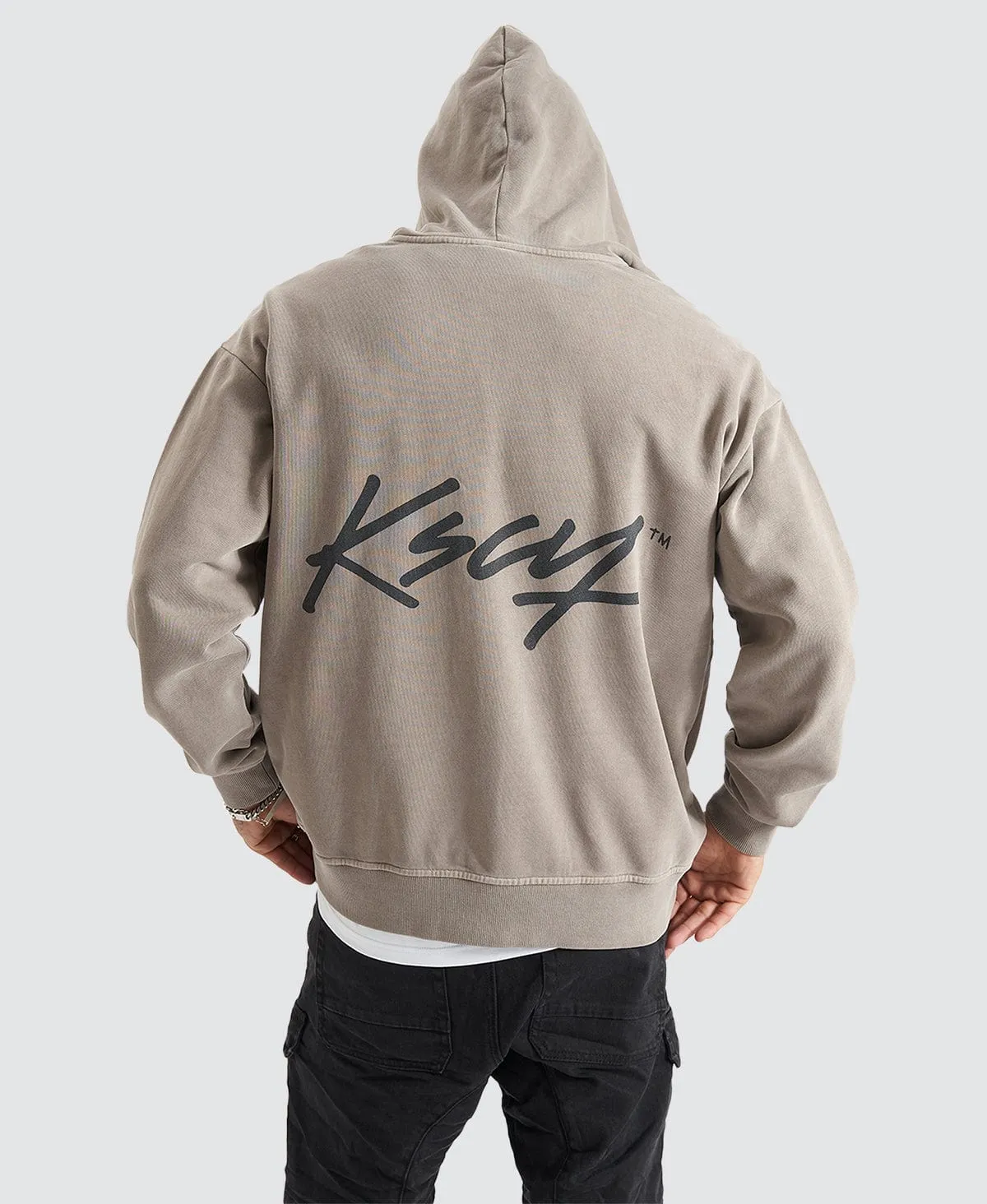 Hedda Zip Hoodie Pigment Driftwood