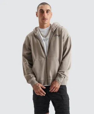 Hedda Zip Hoodie Pigment Driftwood