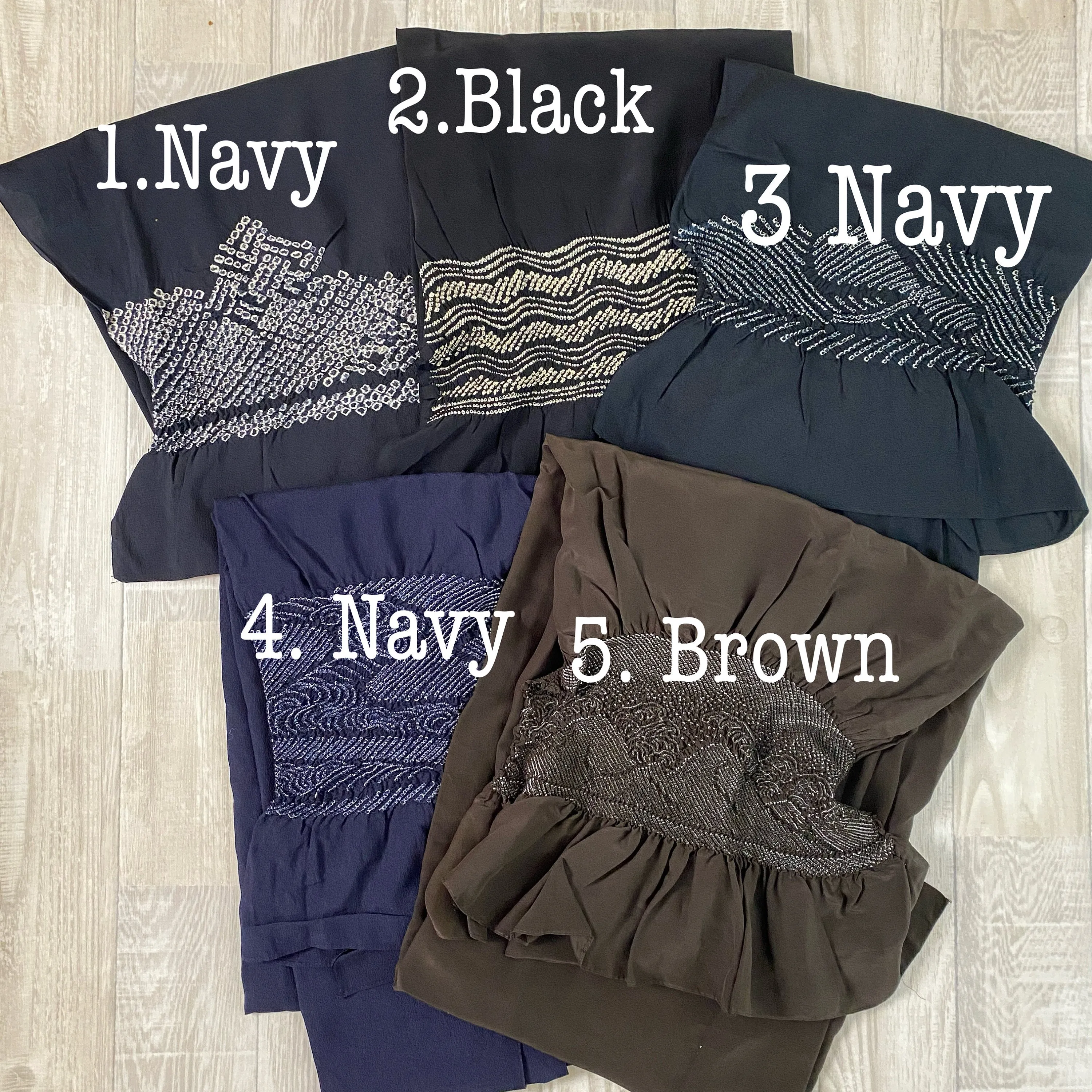 Heko Obi, Men's Kimono Belt, 兵児帯, Navy/Black/Brown, Kimono Accessory, Fabric belt, Scarf, Hairband, Long and Narrow Garment