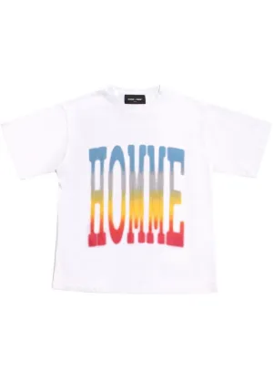 Homme Femme T-Shirt - Twilight - White With Blue Gradient - HFSP1202032
