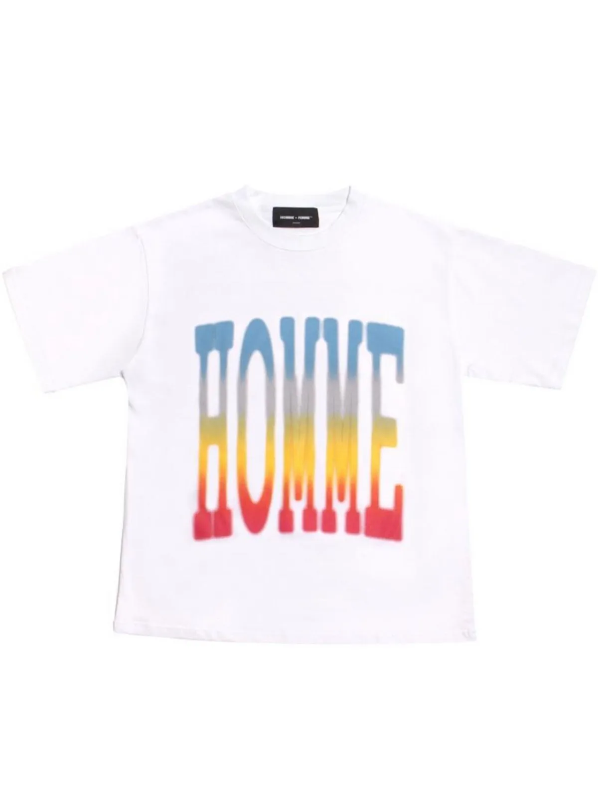 Homme Femme T-Shirt - Twilight - White With Blue Gradient - HFSP1202032