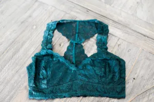 Jenny Bralette in Hunter Green