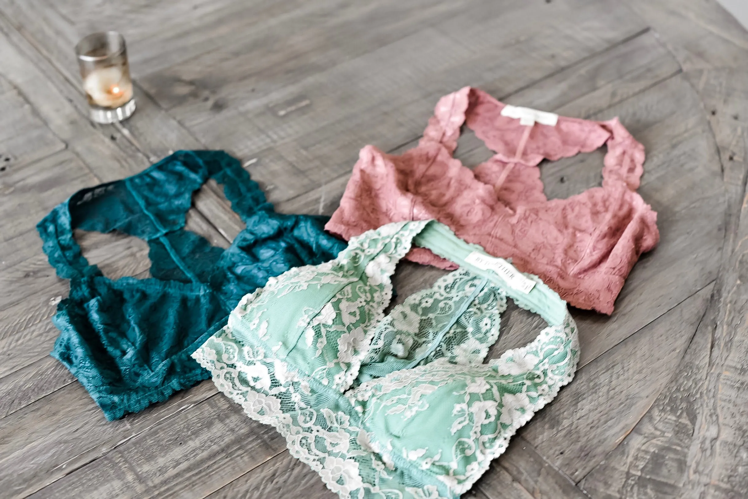 Jenny Bralette in Hunter Green