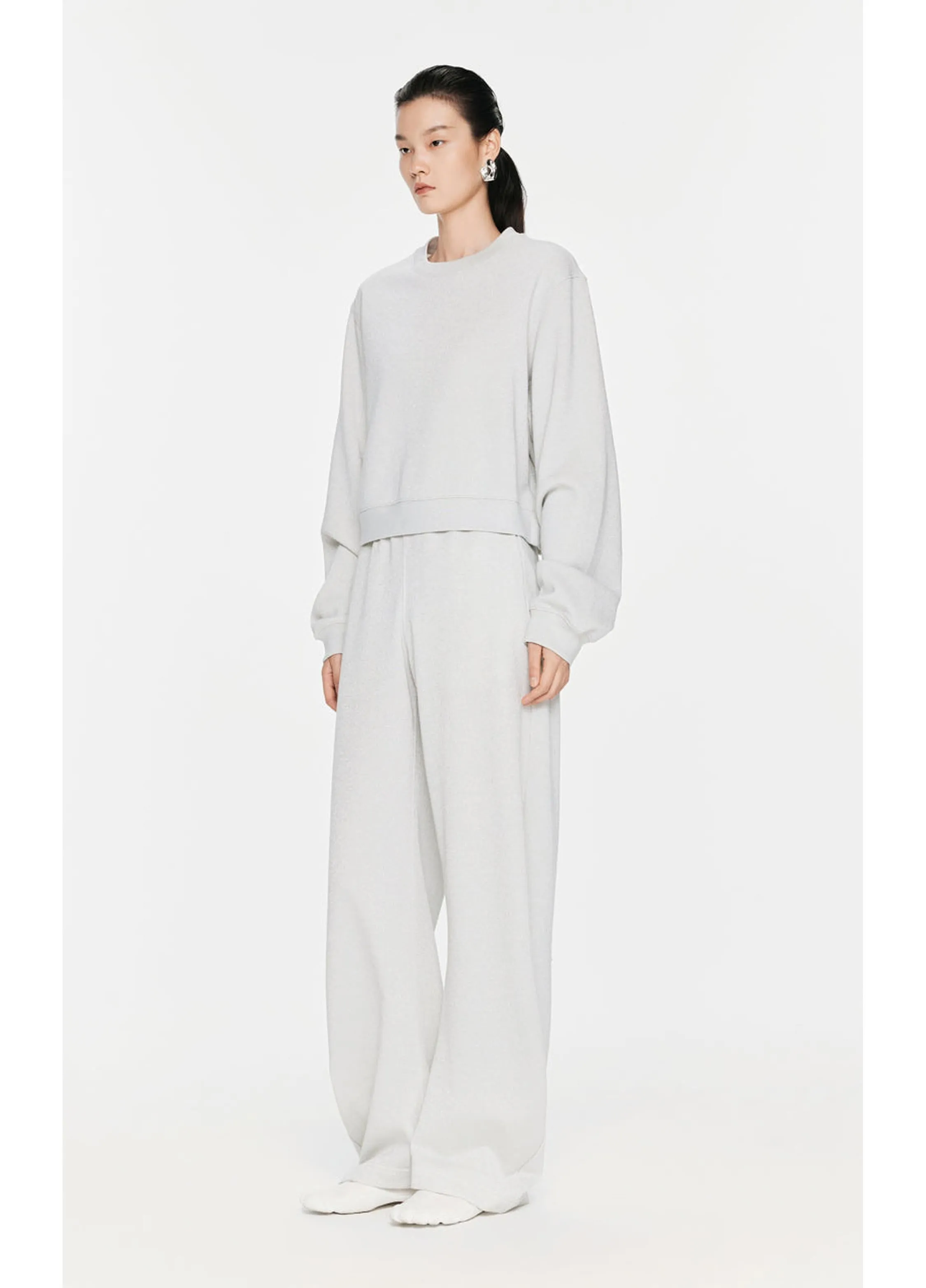 JNBY Relaxed Crew Neck Sweatershirt