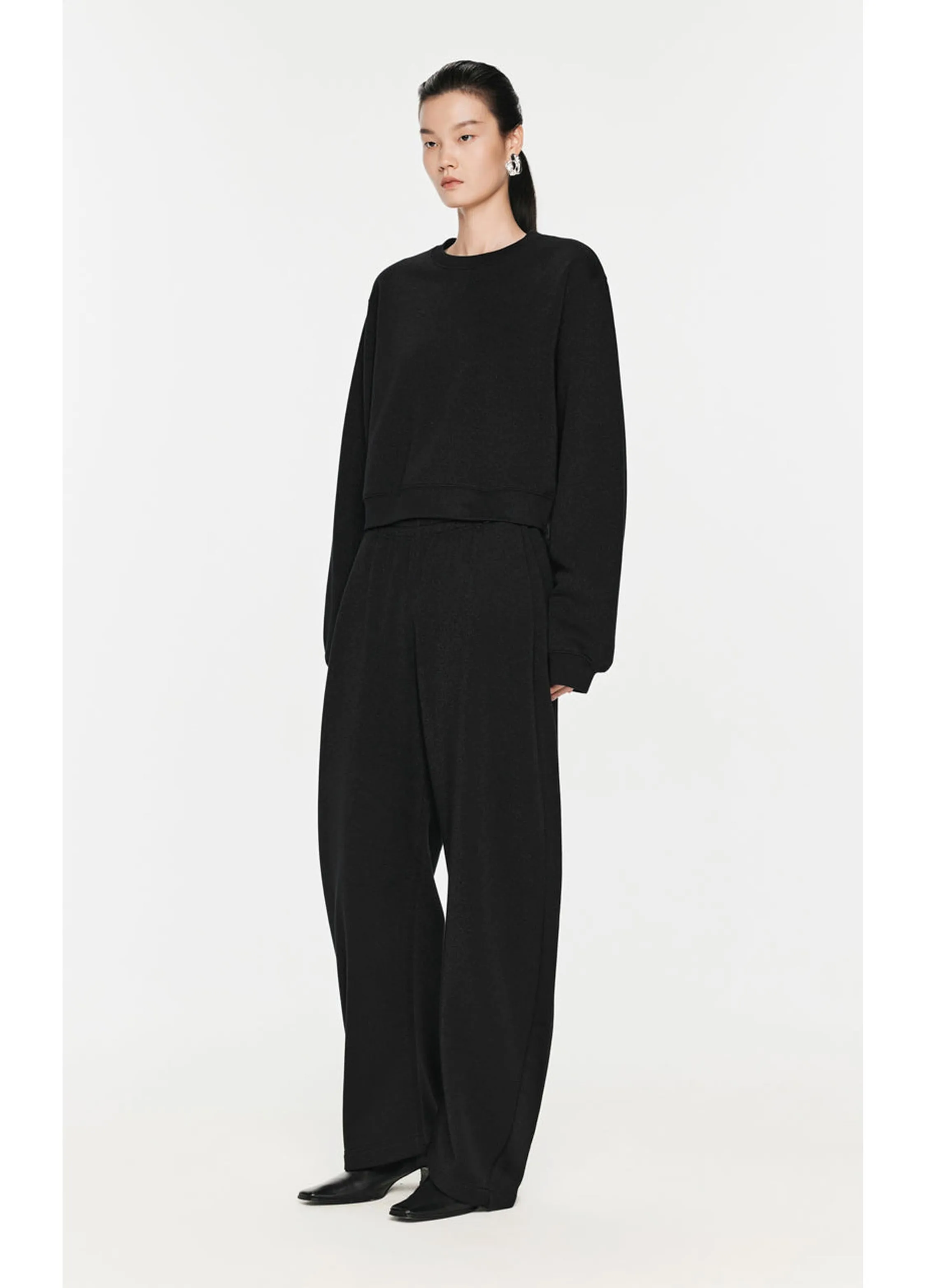JNBY Relaxed Crew Neck Sweatershirt