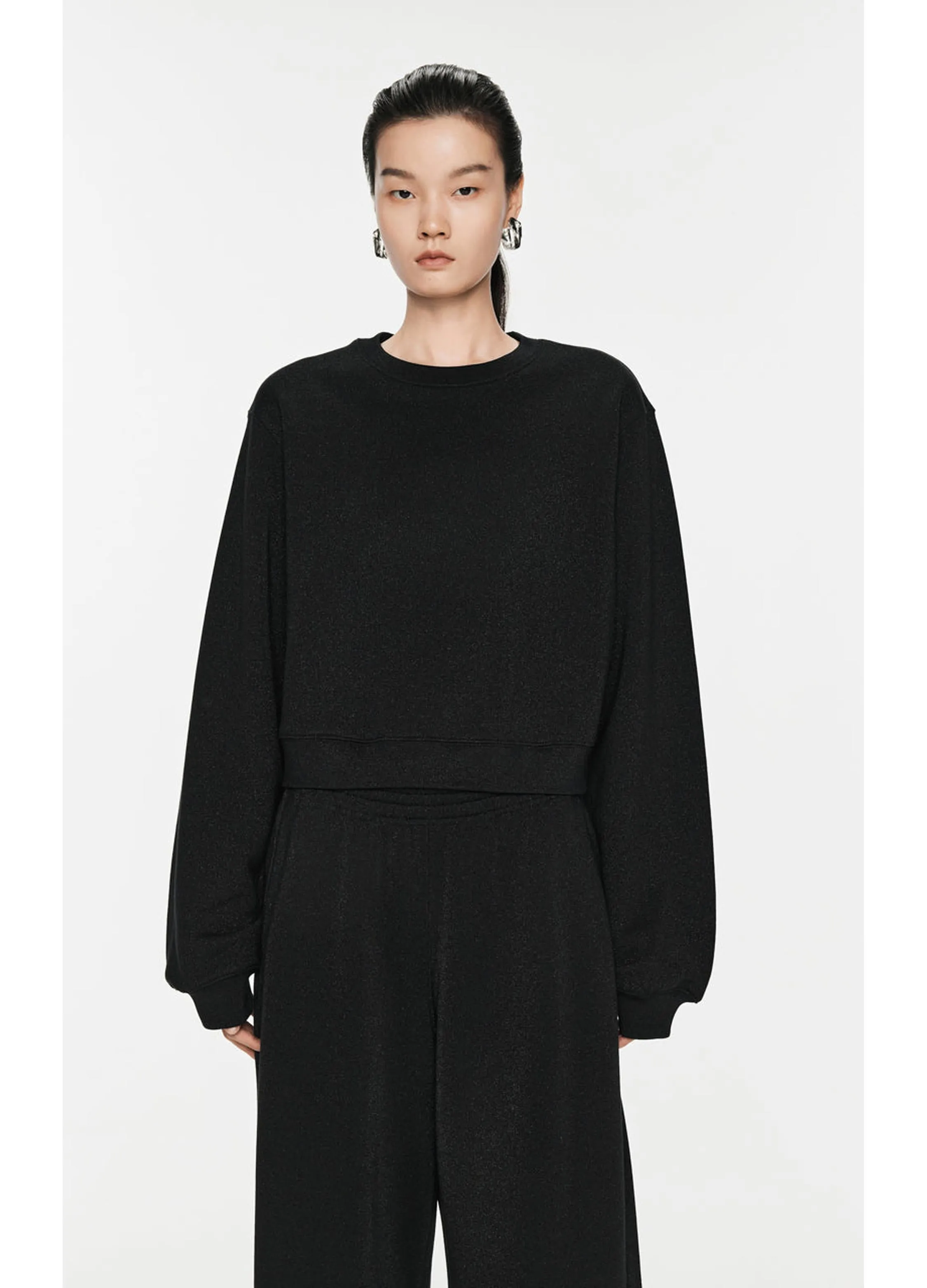 JNBY Relaxed Crew Neck Sweatershirt