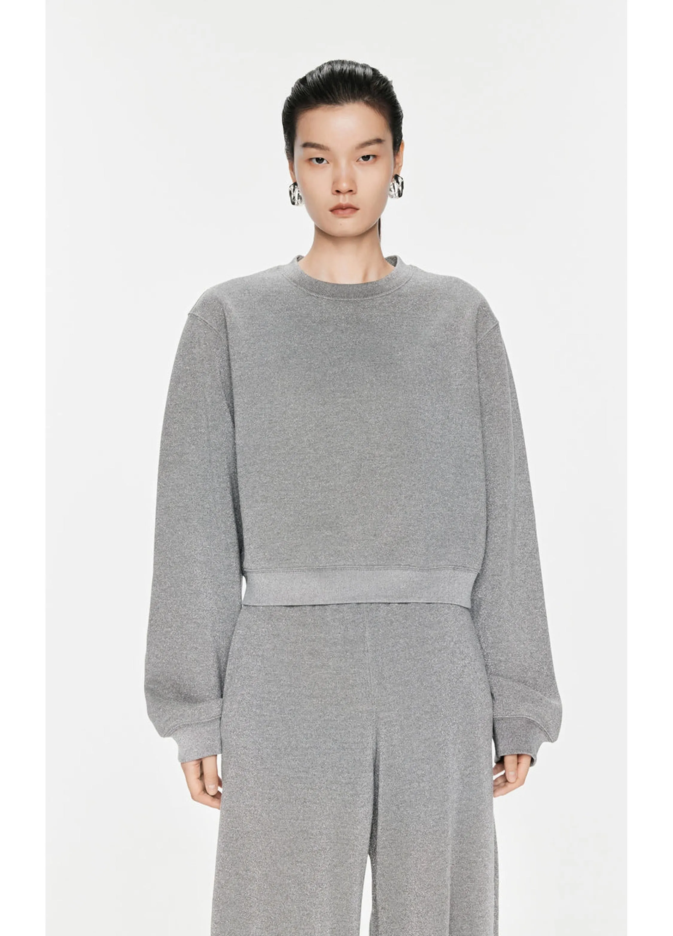 JNBY Relaxed Crew Neck Sweatershirt