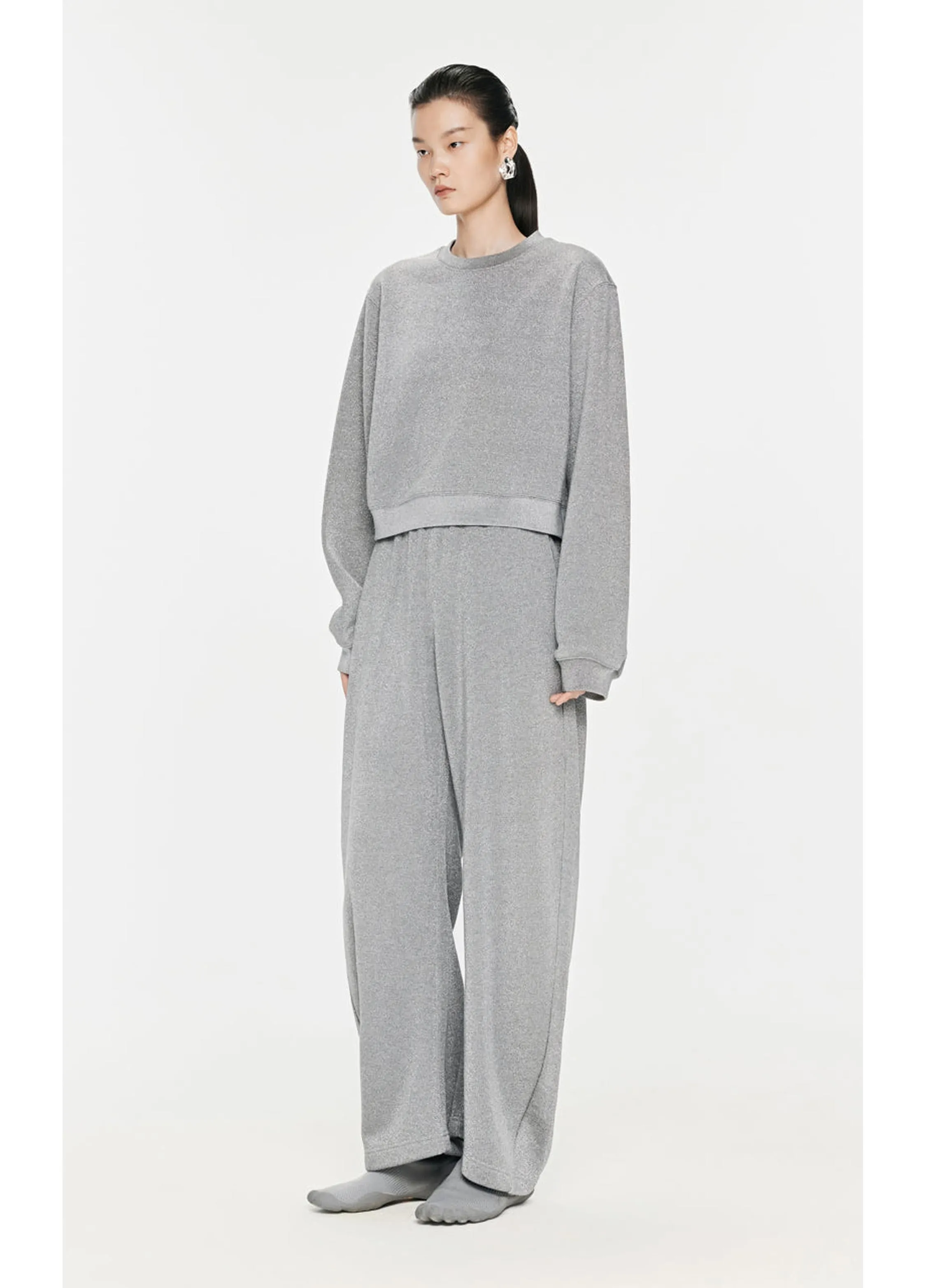 JNBY Relaxed Crew Neck Sweatershirt