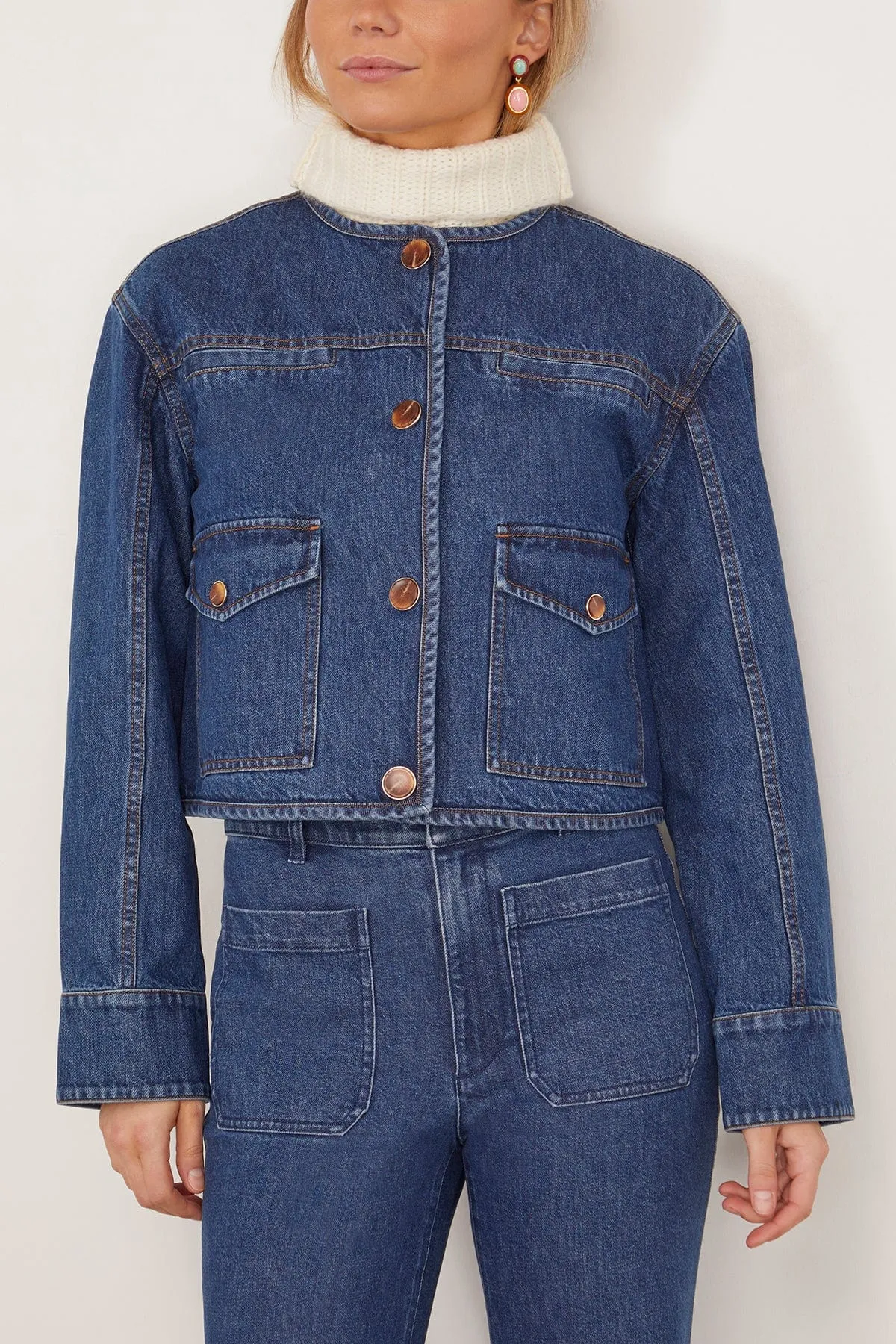 Kent Jacket in Classic Indigo Blue