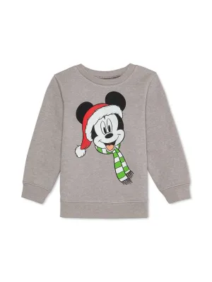 Kids Girl's Graphic Printed Sweatshirt,Light Grey