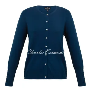 Marble Cardigan - Style 6309-170 (Marine Blue)