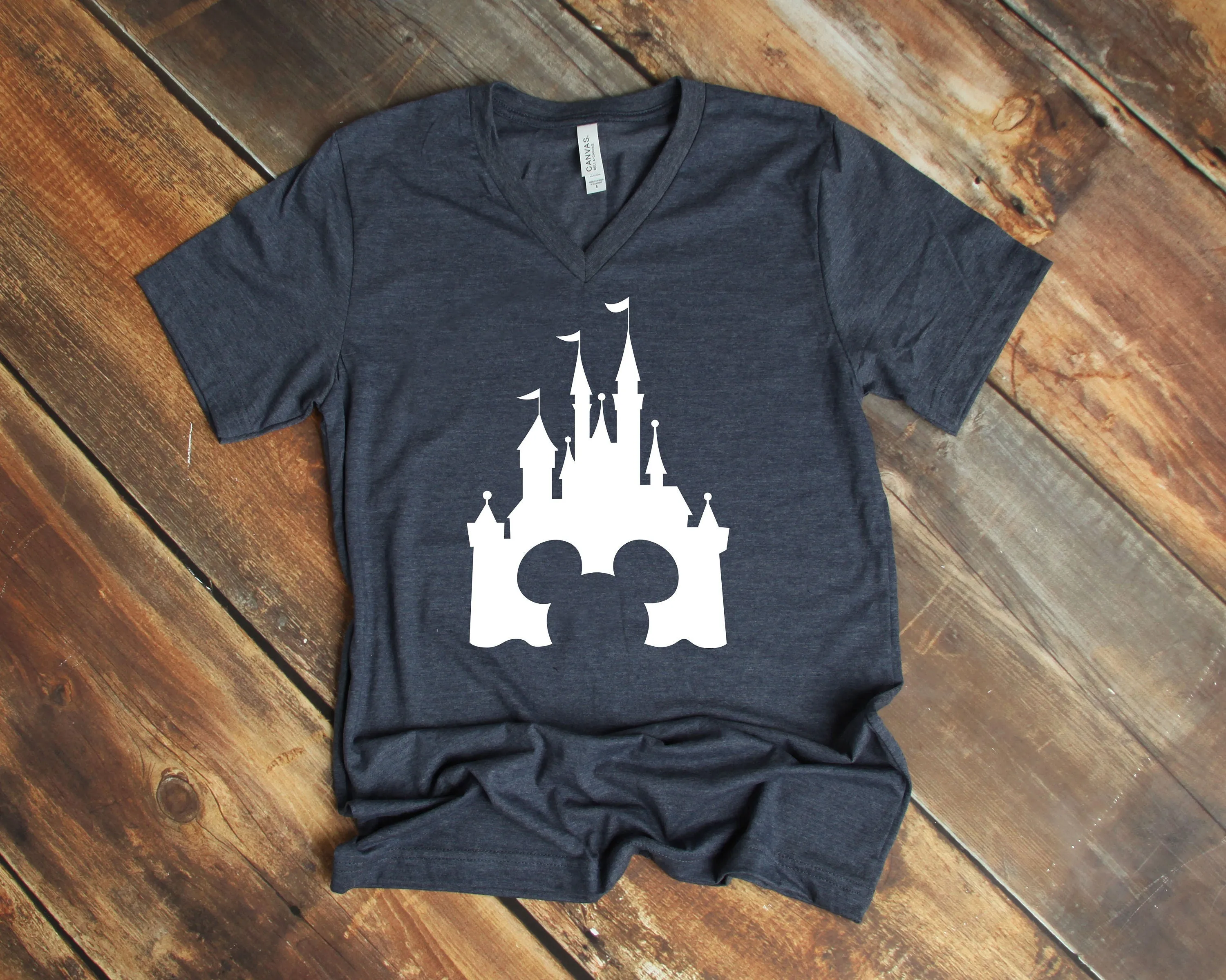 Mickey and Disney Castle T Shirt - Disney Mickey Shirt