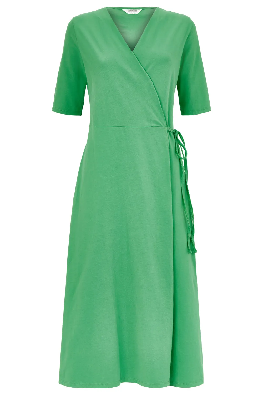 Miskha Wrap Dress in Green
