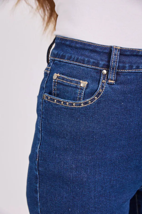 Mudflower 528 Stud Pocket Jeans