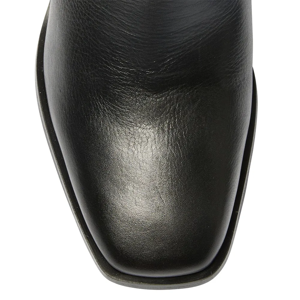Munich Boot in Black Leather