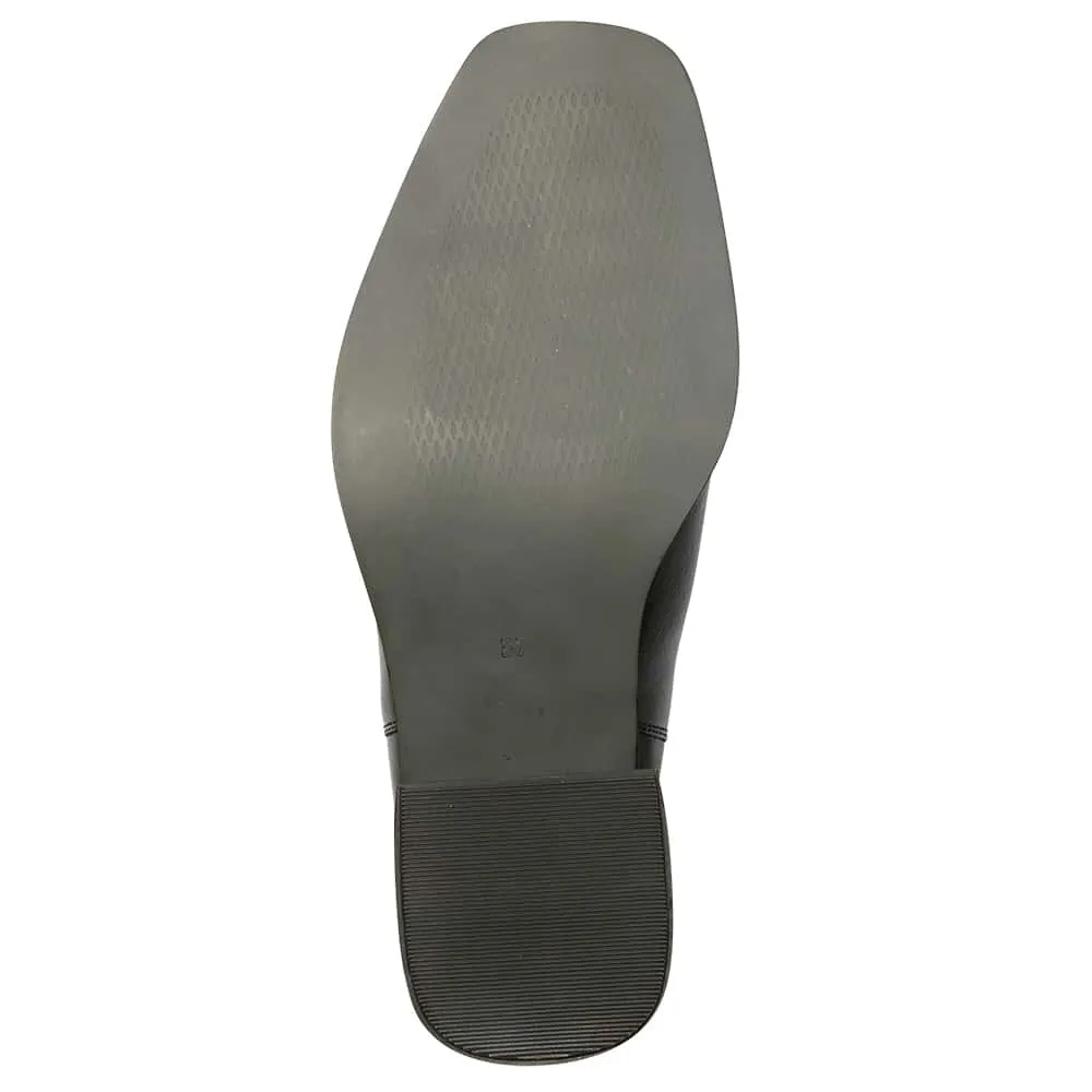 Munich Boot in Black Leather