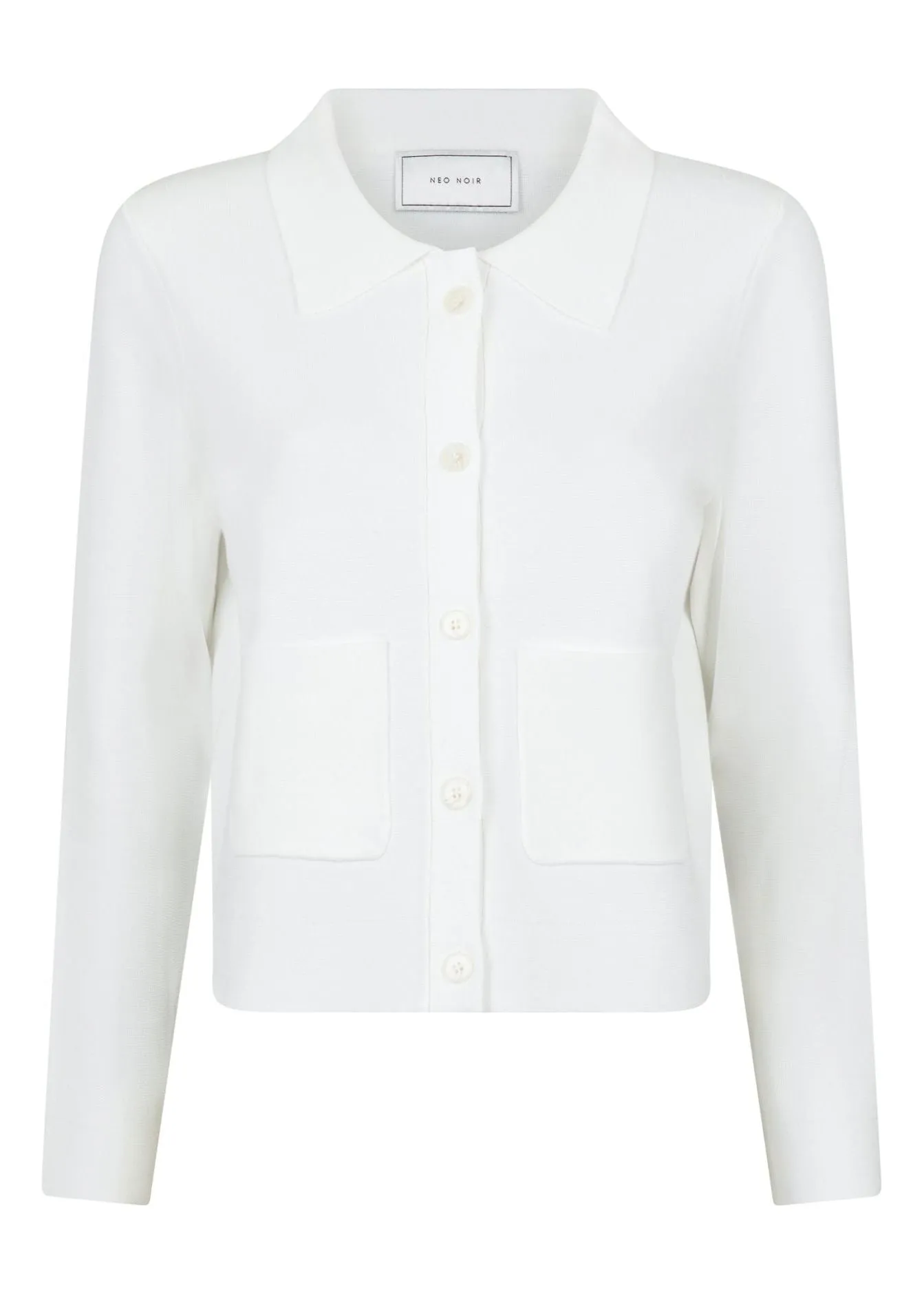 Neo Noir Tippi Knit Cardigan Off-white