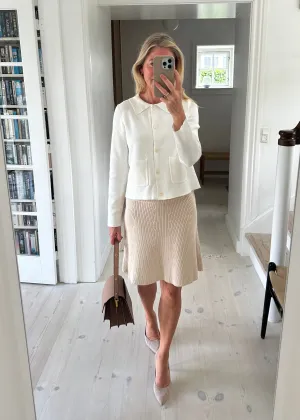Neo Noir Tippi Knit Cardigan Off-white