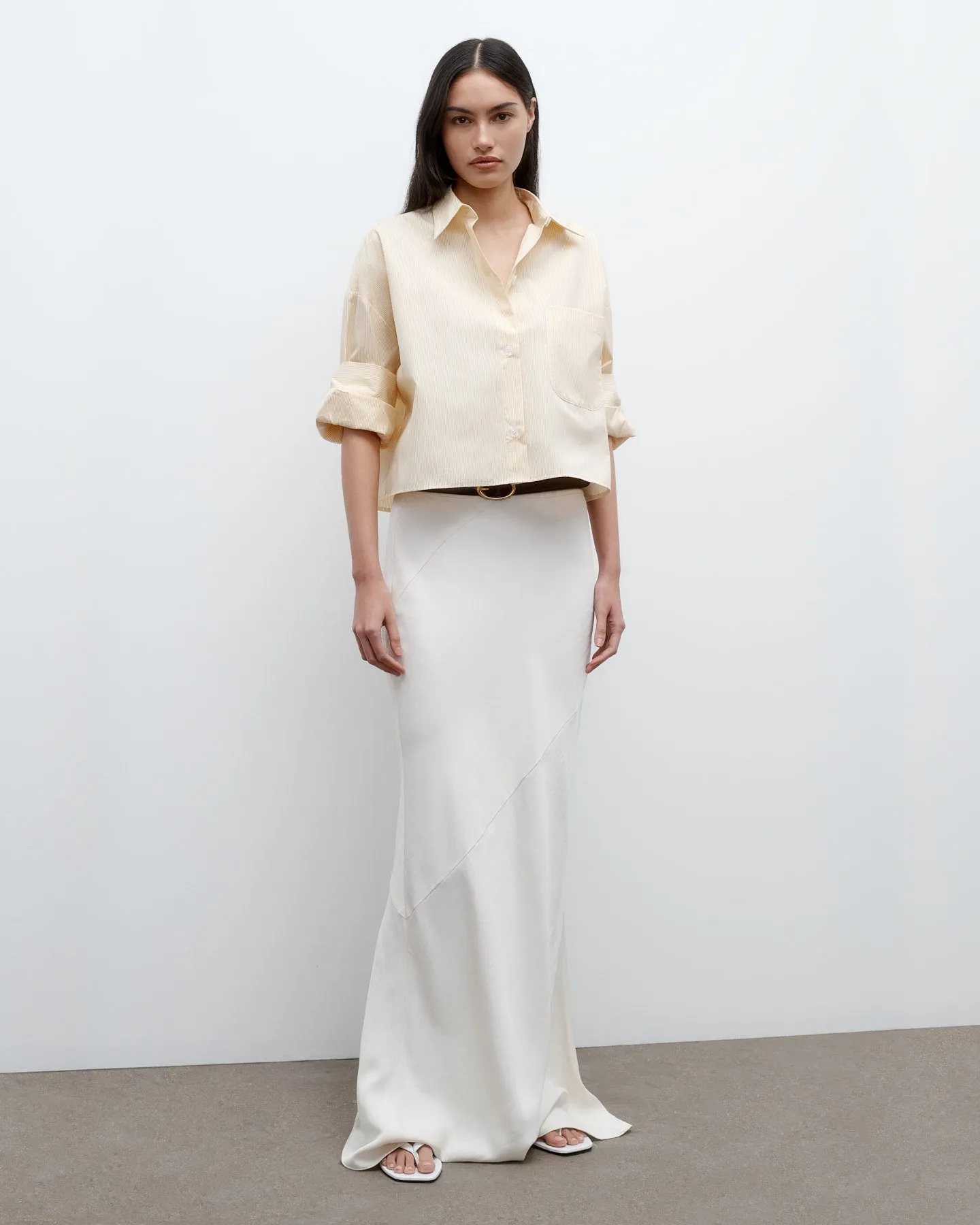 NEXT EX TOP IN IVORY/YELLOW IVY