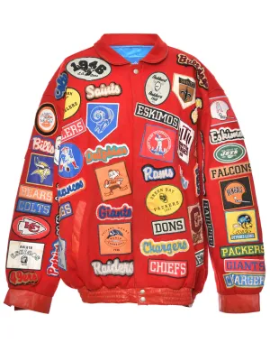 NFL Appliqued Badge Collectors Jacket - L